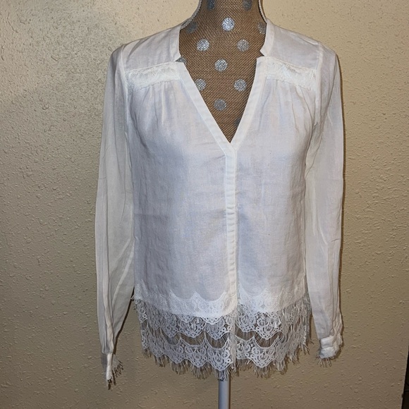 Calypso St. Barth Tops - CALYPSO adorable white blouse XS